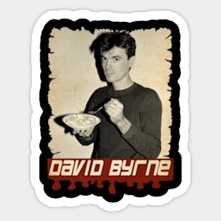 David Byrne Vintage Sticker